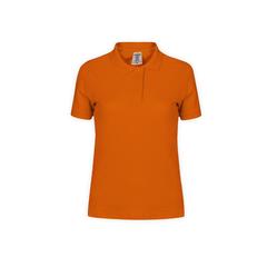 Vue Polo Femme Couleur "keya" WPS180 de couleur orange| Krokrodeal
