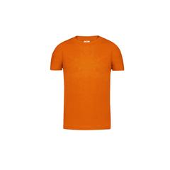 Vue T-Shirt Enfant Couleur "keya" YC150 de couleur orange| Krokrodeal