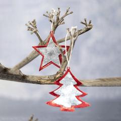 Vue Set Ornement Noël Rimol de couleur -| Krokrodeal
