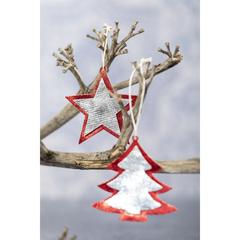 Vue Set Ornement Noël Rimol de couleur -| Krokrodeal