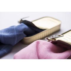 Vue Foulard Ribban de couleur beige| Krokrodeal