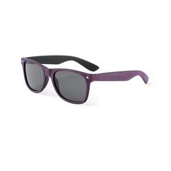 Vue Lunettes de Soleil Leychan de couleur rouge| Krokrodeal