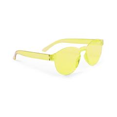 Vue Lunettes de Soleil Tunak de couleur jaune| Krokrodeal