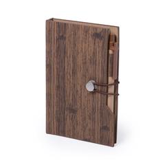 Vue Bloc Notes Rasmor de couleur marron| Krokrodeal