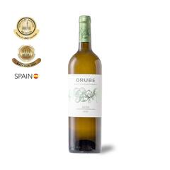 Vue générale Bouteille de Vin Blanc Orube | Krokrodeal