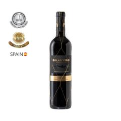 Vue générale Bouteille de Vin Rouge Solar Viejo | Krokrodeal