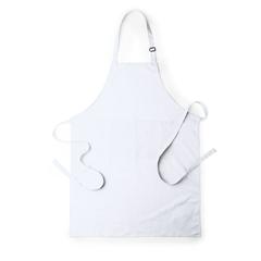 Vue Tablier Konner de couleur blanc| Krokrodeal