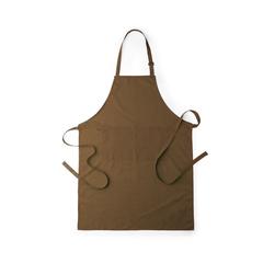 Vue Tablier Konner de couleur marron| Krokrodeal