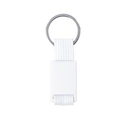 Vue Porte-Clés Slayter de couleur blanc| Krokrodeal