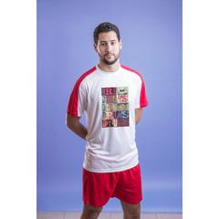 Vue T-Shirt Adulte Tecnic Dinamic Comby de couleur bleu| Krokrodeal