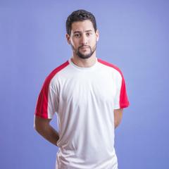 Vue T-Shirt Adulte Tecnic Dinamic Comby de couleur bleu| Krokrodeal