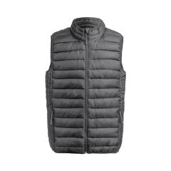 Vue Gilet Belsan de couleur gris| Krokrodeal