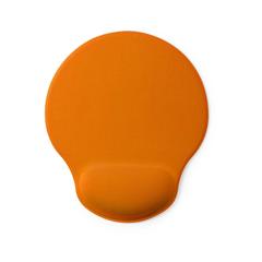 Vue Tapis Souris Minet de couleur orange| Krokrodeal