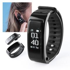 Vue Bracelet Intelligent Rusk de couleur noir| Krokrodeal