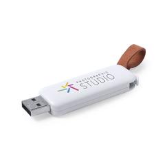 Vue Clé USB Zilak 16Gb de couleur blanc| Krokrodeal