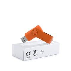 Vue Clé USB Survet 16Gb de couleur orange| Krokrodeal