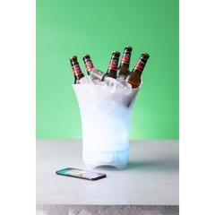 Vue Seau Glaçons Haut-Parleurs Trobel de couleur blanc| Krokrodeal
