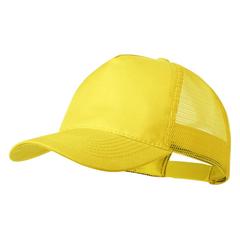 Vue Casquette Clipak de couleur jaune| Krokrodeal