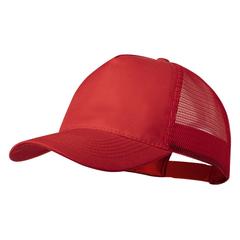 Vue Casquette Clipak de couleur rouge| Krokrodeal