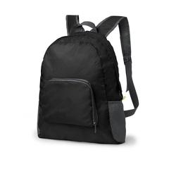 Vue Sac à Dos Pliable Mendy de couleur noir| Krokrodeal