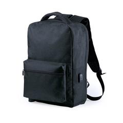 Vue Sac à Dos Antivol Komplete de couleur noir| Krokrodeal