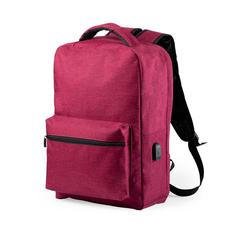 Vue Sac à Dos Antivol Komplete de couleur rouge| Krokrodeal