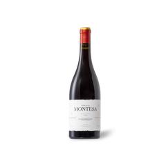Vue Bouteille de Vin Rouge La Montesa de couleur rouge| Krokrodeal