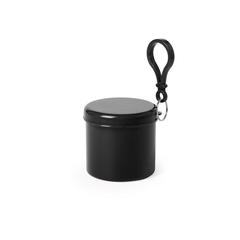 Vue Porte-Clés Poncho Birtox de couleur noir| Krokrodeal