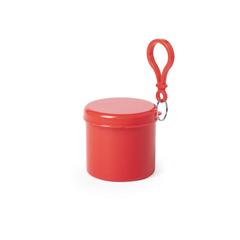 Vue Porte-Clés Poncho Birtox de couleur rouge| Krokrodeal