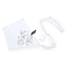 Vue Cerf-Volant Yumbi de couleur blanc| Krokrodeal