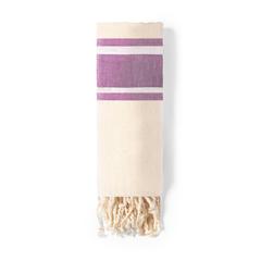 Vue Paréo Serviette Yistal de couleur rose| Krokrodeal