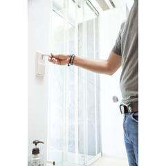 Vue Porte Badge Bosur de couleur blanc| Krokrodeal