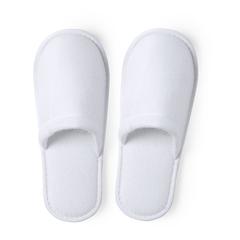Vue Pantoufles Tarkun de couleur blanc| Krokrodeal