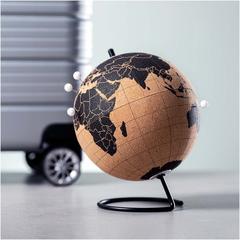 Vue générale Globe Terrestre Munds | Krokrodeal
