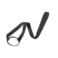 Vue Lanyard Porte Verre Frinly de couleur noir| Krokrodeal