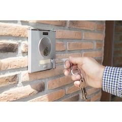 Vue Porte-Clés Anticontact Bigox de couleur gris| Krokrodeal