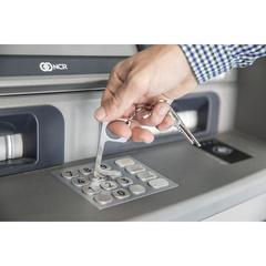Vue Porte-Clés Anticontact Bigox de couleur gris| Krokrodeal