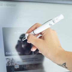 Vue Stylet Antibacterienne Multifonction Yak de couleur blanc| Krokrodeal