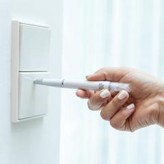 Vue Stylet Antibacterienne Multifonction Yak de couleur blanc| Krokrodeal