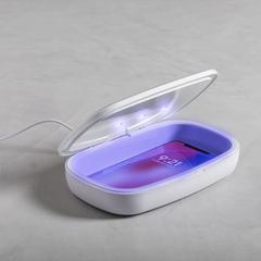 Vue Boîte Stérilisateur UV Chargeur Halby de couleur blanc| Krokrodeal