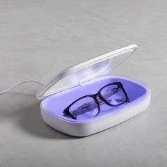 Vue Boîte Stérilisateur UV Chargeur Halby de couleur blanc| Krokrodeal