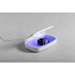 Vue Boîte Stérilisateur UV Chargeur Halby de couleur blanc| Krokrodeal