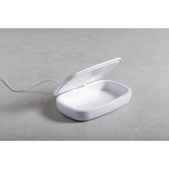 Vue Boîte Stérilisateur UV Chargeur Halby de couleur blanc| Krokrodeal