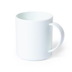 Vue Tasse Pioka de couleur blanc| Krokrodeal