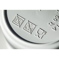 Vue Tasse Pioka de couleur blanc| Krokrodeal