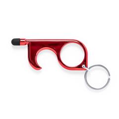 Vue Porte-Clés Anticontact Cimak de couleur rouge| Krokrodeal