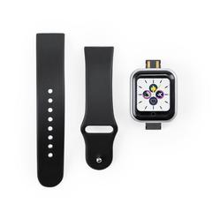 Vue Montre Intelligente Simont de couleur noir| Krokrodeal
