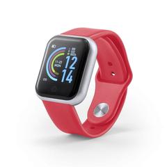 Vue Montre Intelligente Simont de couleur rouge| Krokrodeal