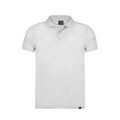 Vue Polo Dekrom de couleur blanc| Krokrodeal