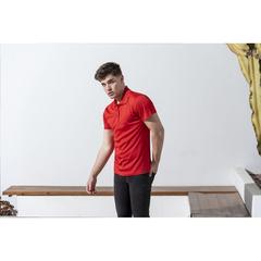 Vue Polo Dekrom de couleur blanc| Krokrodeal